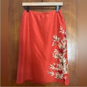 Banana Republic, Vintage, 100% Silk printed Skirt, NWOT, Size 6